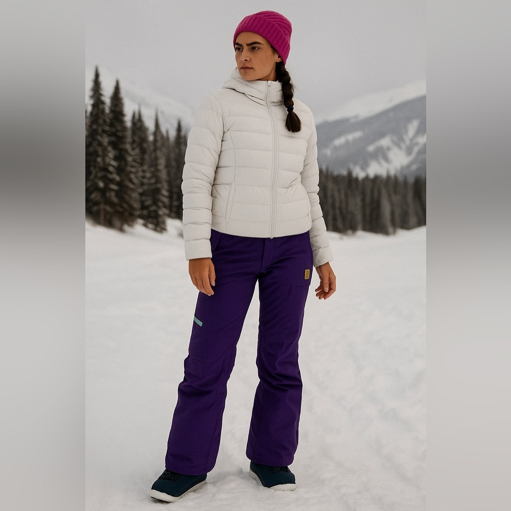 YOBs Purple Snowboard Ski Pants Insulated Waterproof Winter Outerwear Gear S